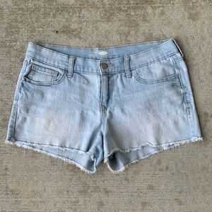 Old Navy Semi-Fitted Light Wash Jean Shorts
